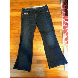 Diesel low-rise jeans in dark navy stretch denim